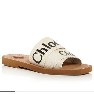 Chloe “Woody” Sandals, size 37 EU/ 7 US